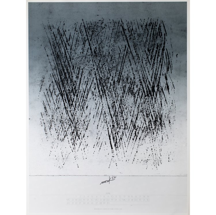 Bild 3 zu Objekt, '12 Monate Kalenderdruck', 1988, Heinz Mack, K-15 304