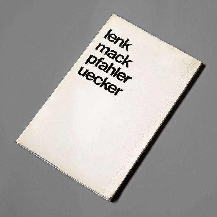 Bild 7 zu Objekt, Mappe XXXV. Biennale di Venezia, 1970, Heinz Mack,Georg Karl Pfahler,G&uuml;nther Uecker,Thomas Lenk, K-15 339