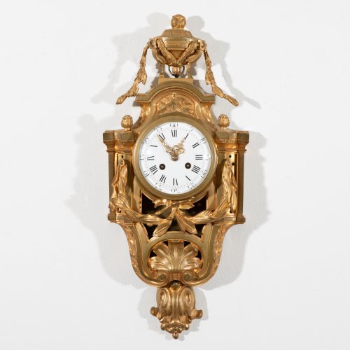 Cartel wall clock Louis XVI style