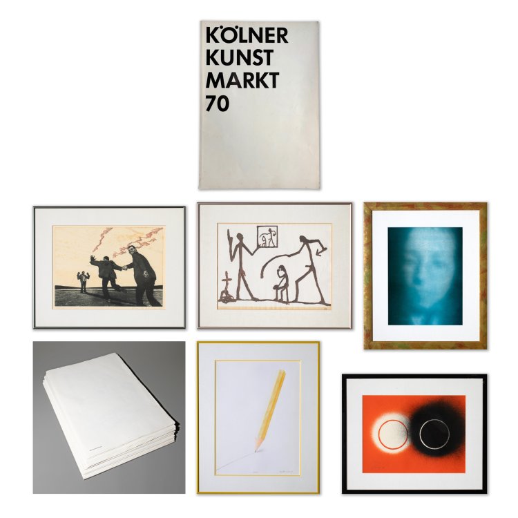 Hauptbild zu Objekt, 'Portfolio Cologne Art Market' 1970, Verein progressiver deutscher Kunsth&auml;ndler e.V., K&ouml;ln (Hrsg.), K-15 289