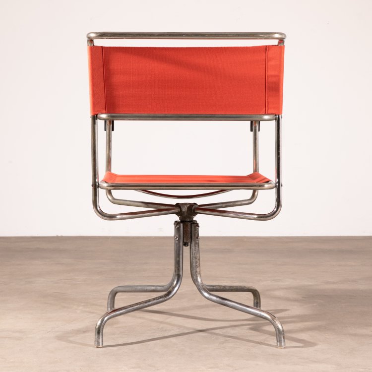 Bild 4 zu Objekt, Kontorstuhl / B&uuml;rostuhl / Drehstuhl Modell B7a Variante, Marcel Breuer, K-15 409