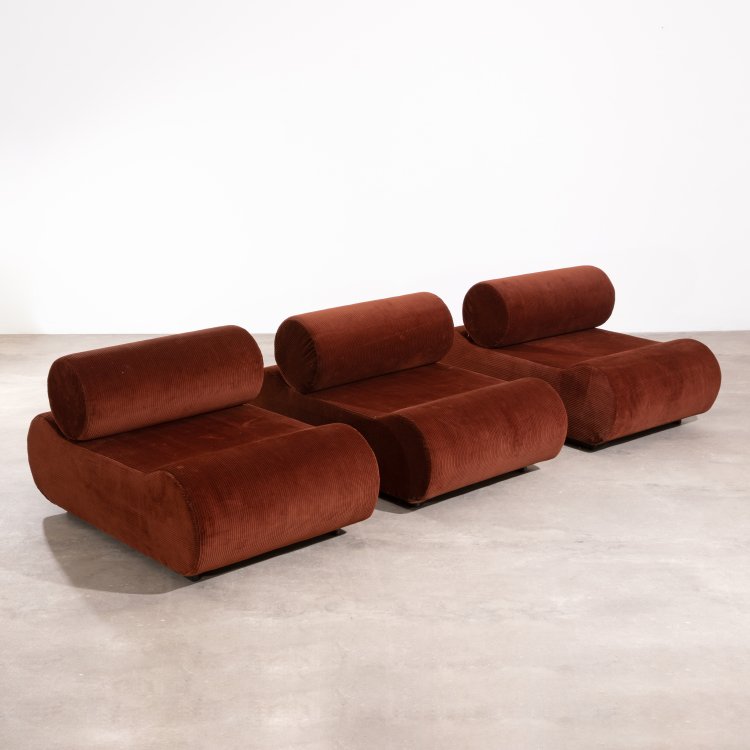 Bild 1 zu Objekt, 3 modulare Sitzelemente Modell Corbi, Klaus Uredat, COR, K-15 433