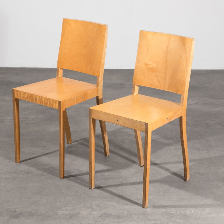 Hauptbild zu Objekt, 2 St&uuml;hle Modell Ply-Chair, Jasper Morrison, Vitra, K-15 628