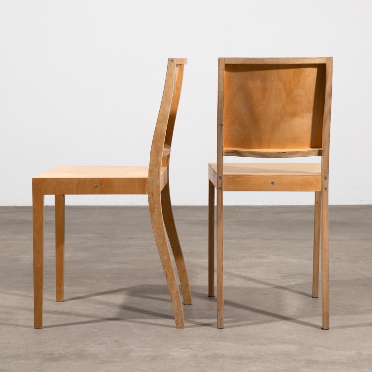 Bild 2 zu Objekt, 2 St&uuml;hle Modell Ply-Chair, Jasper Morrison, Vitra, K-15 628