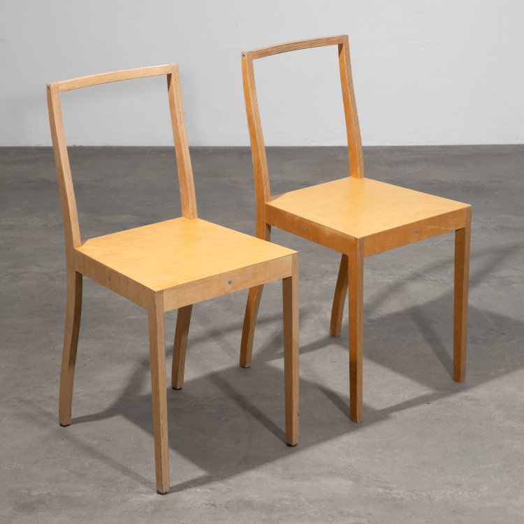Hauptbild zu Objekt, 2 St&uuml;hle Modell Ply-Chair, Jasper Morrison, Vitra, K-15 630