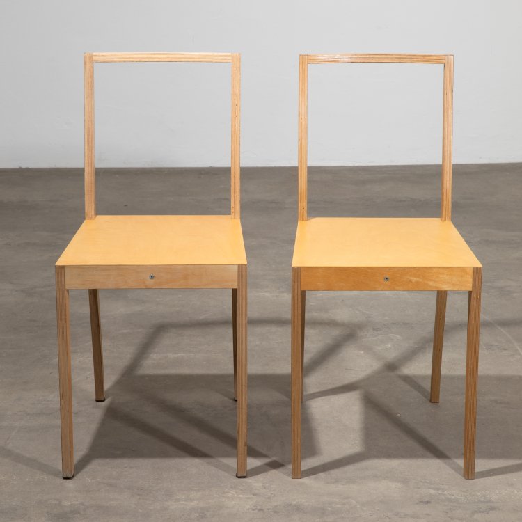 Bild 1 zu Objekt, 2 St&uuml;hle Modell Ply-Chair, Jasper Morrison, Vitra, K-15 630