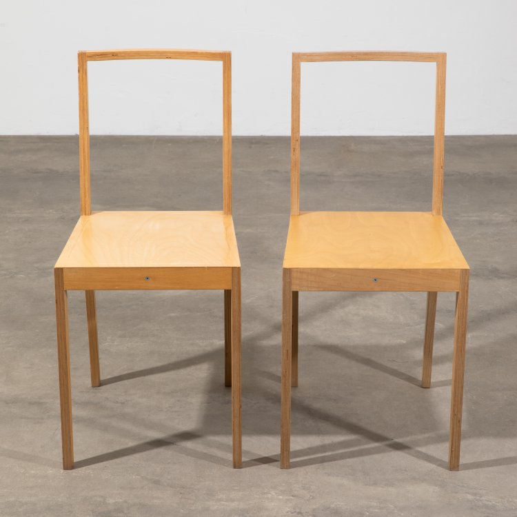 Bild 1 zu Objekt, 2 St&uuml;hle Modell Ply-Chair, Jasper Morrison, Vitra, K-15 629