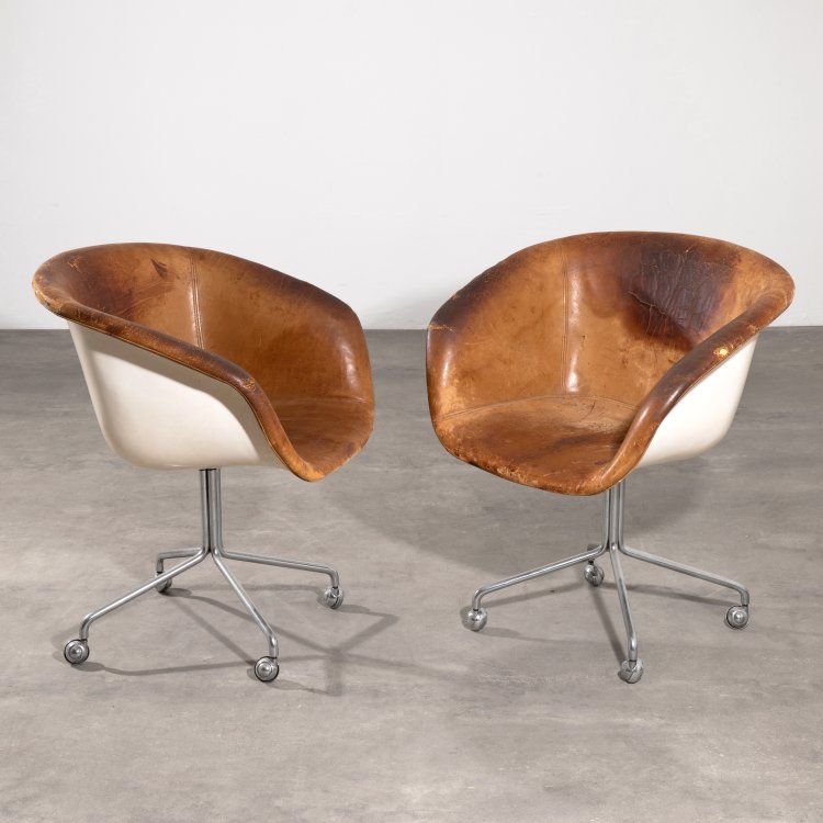 Hauptbild zu Objekt, 2 shell chair prototypes, Horst Br&uuml;ning, K-15 439