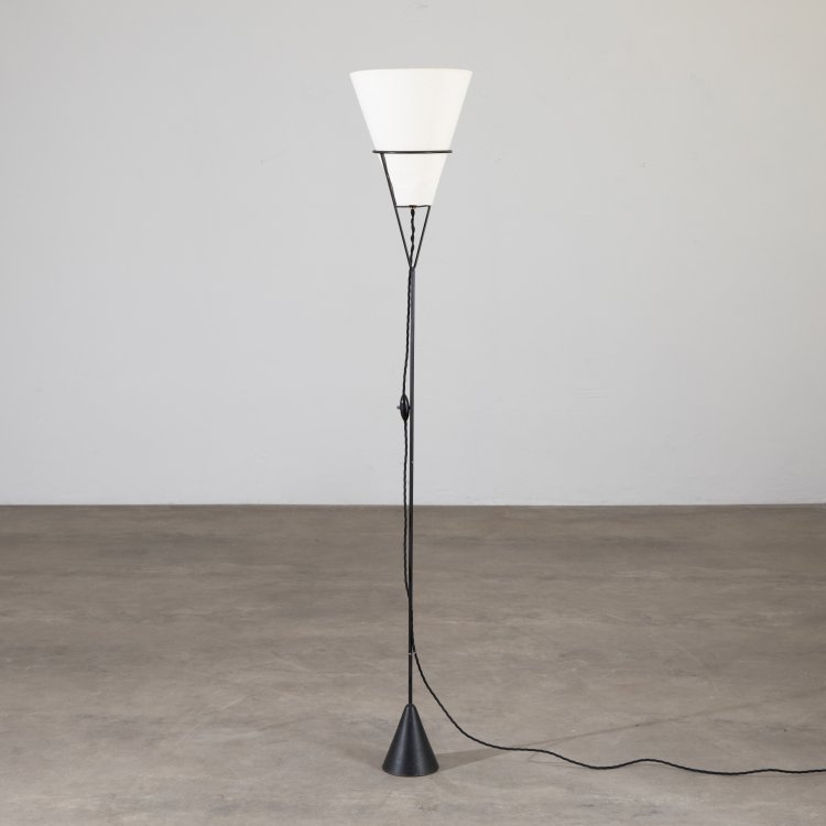 Bild 1 zu Objekt, Early floor lamp model reverse lamp, Carl Aub&ouml;ck, K-15 475