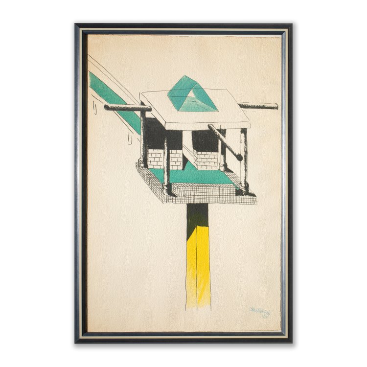 Bild 1 zu Objekt, Signed and limited serigraph Una Torre in California, Ettore Sottsass, K-15 565
