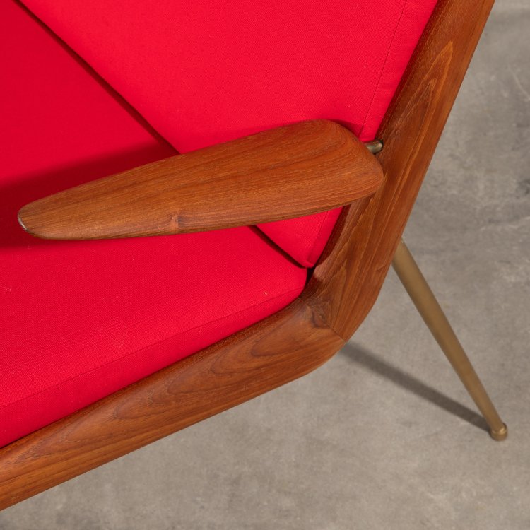 Bild 2 zu Objekt, Armlehnsessel Modell FD 135 Boomerang Chair, Peter Hvidt, France & Son, K-15 526