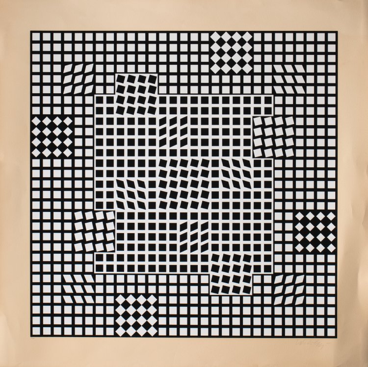 Hauptbild zu Objekt, 'Tlinko F', 1975, Victor Vasarely, K-15 369