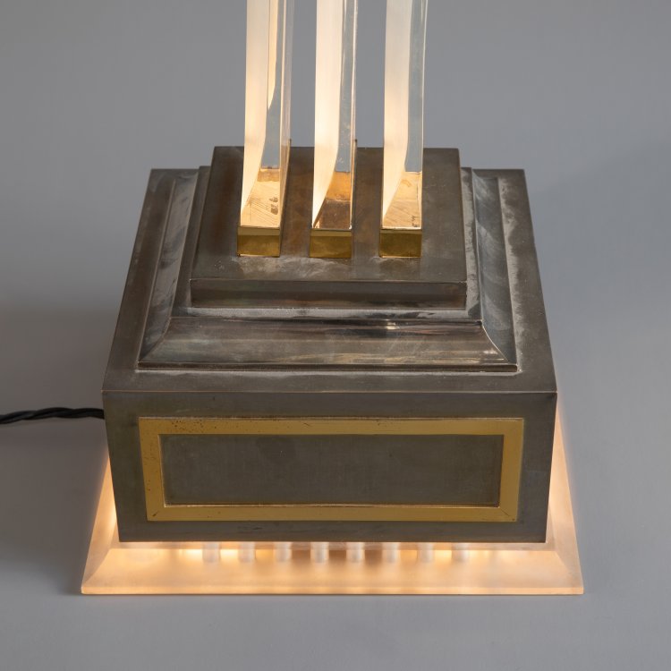 Bild 3 zu Objekt, Large illuminated sculpture / table lamp Acrylic Fountain, K-15 608