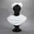 Große Vase Modell Busto di Moro