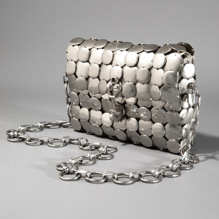 Hauptbild zu Objekt, Metal disc handbag, 1960s, Paco Rabanne, K-15 41