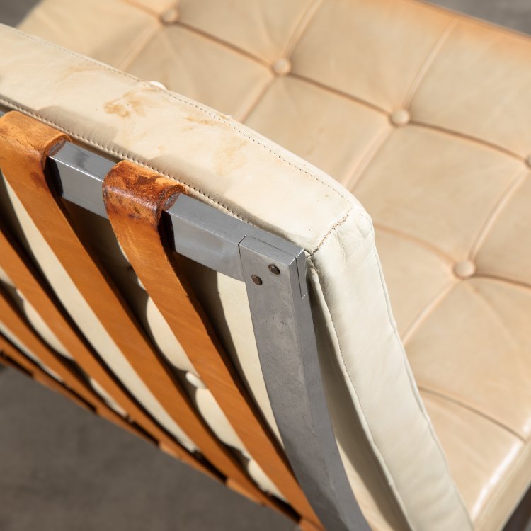 Bild 4 zu Objekt, Lounge Sessel Modell Barcelona + Ottomane, Ludwig Mies van der Rohe, Knoll International, K-15 416