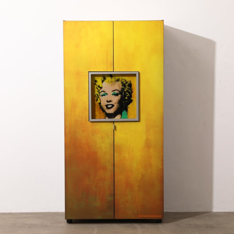 Hauptbild zu Objekt, Limitierter Barschrank mit dem Motiv Gold Marilyn Monroe von 1962, Andy Warhol (nach), hb Collection, K-15 602