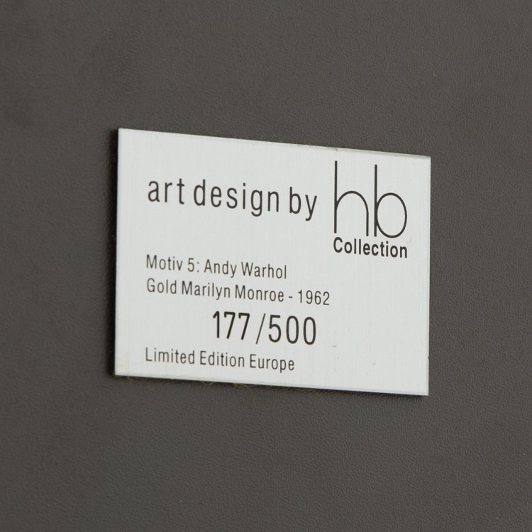 Bild 6 zu Objekt, Limitierter Barschrank mit dem Motiv Gold Marilyn Monroe von 1962, Andy Warhol (nach), hb Collection, K-15 602