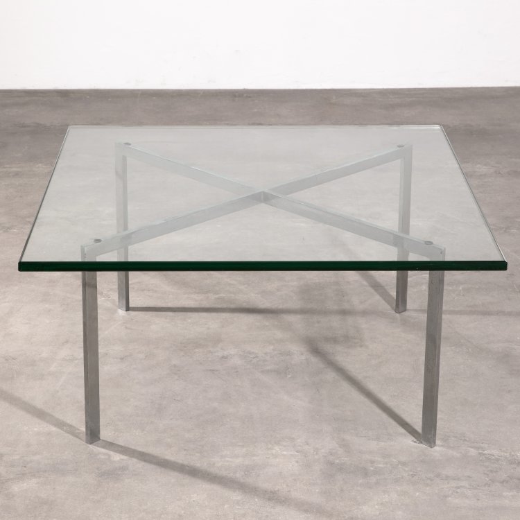 Hauptbild zu Objekt, Beistelltisch / Sofatisch Modell Barcelona, Ludwig Mies van der Rohe, Knoll International, K-15 418