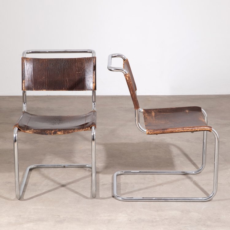 Bild 2 zu Objekt, 4 cantilever chairs model S 33, Mart Stam, Thonet, K-15 412