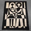 Environmental Enrichment Panel / Wall Hanging Model Black and White