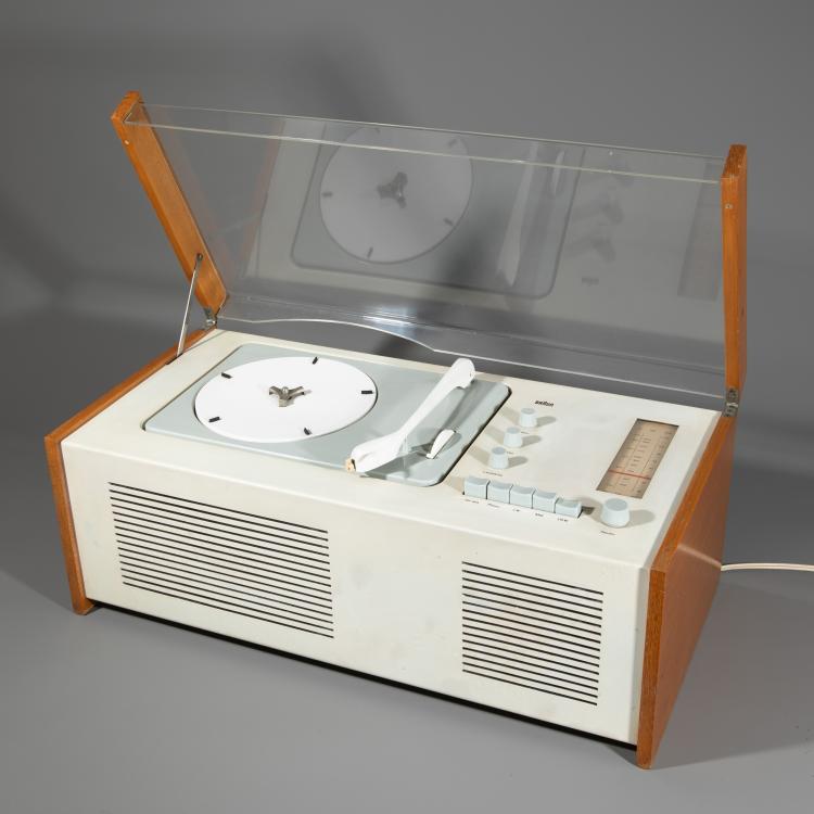 Hauptbild zu Objekt, Stereo system model Phonosuper SK 5 / Schneewittchensarg, Hans Gugelot,Dieter Rams, Braun, K-15 429