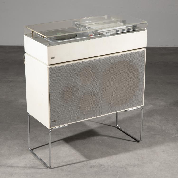 Hauptbild zu Objekt, Stereo system model Audio 1 + loudspeaker model L 60, Dieter Rams, Braun, K-15 428