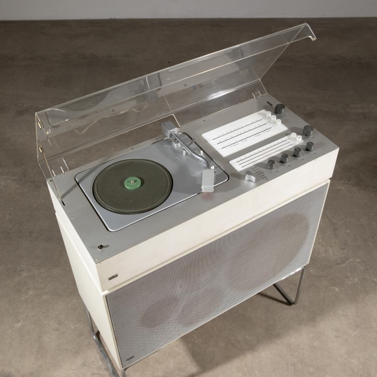 Bild 1 zu Objekt, Stereo system model Audio 1 + loudspeaker model L 60, Dieter Rams, Braun, K-15 428