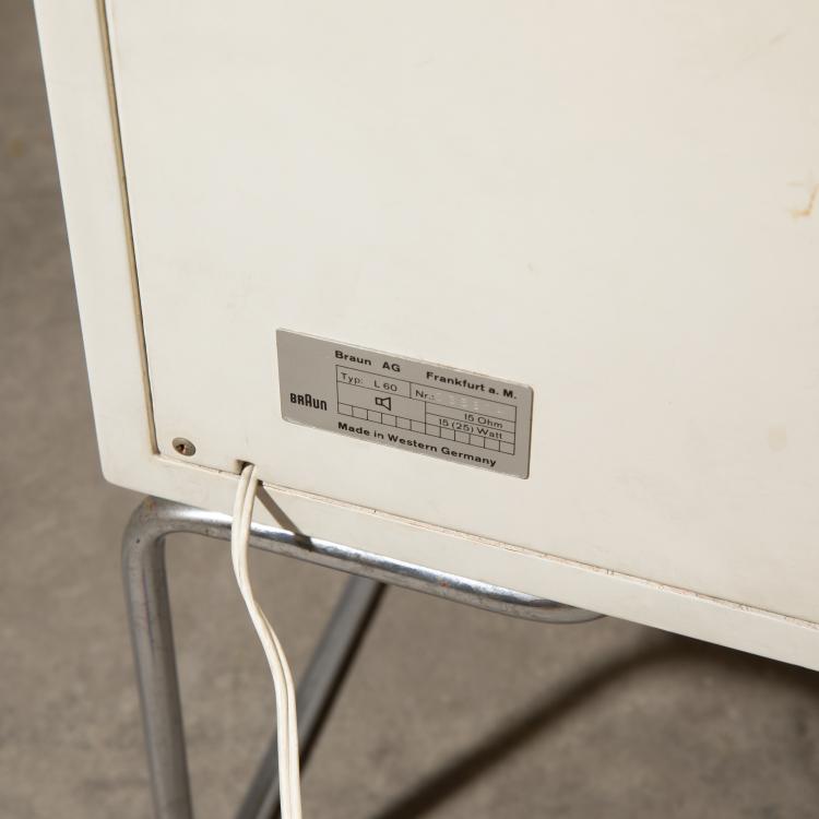 Bild 4 zu Objekt, Stereo system model Audio 1 + loudspeaker model L 60, Dieter Rams, Braun, K-15 428