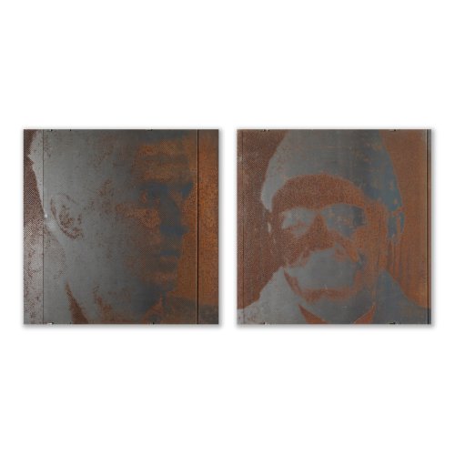 2 portraits from the series 'Meine 12 Apostel'