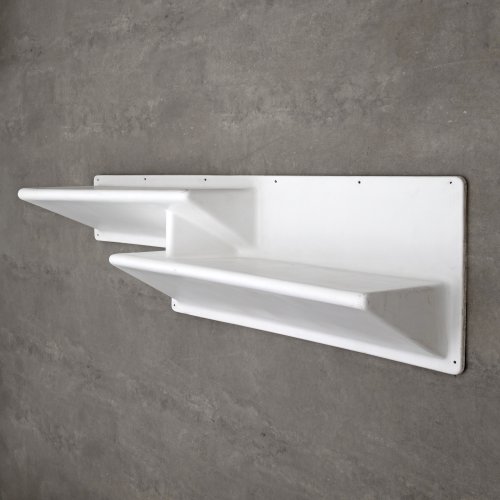 Großer Fiberglas Schreibtisch / Wall Unit