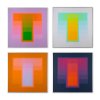 4 Arbeiten 'Color sound', 1972