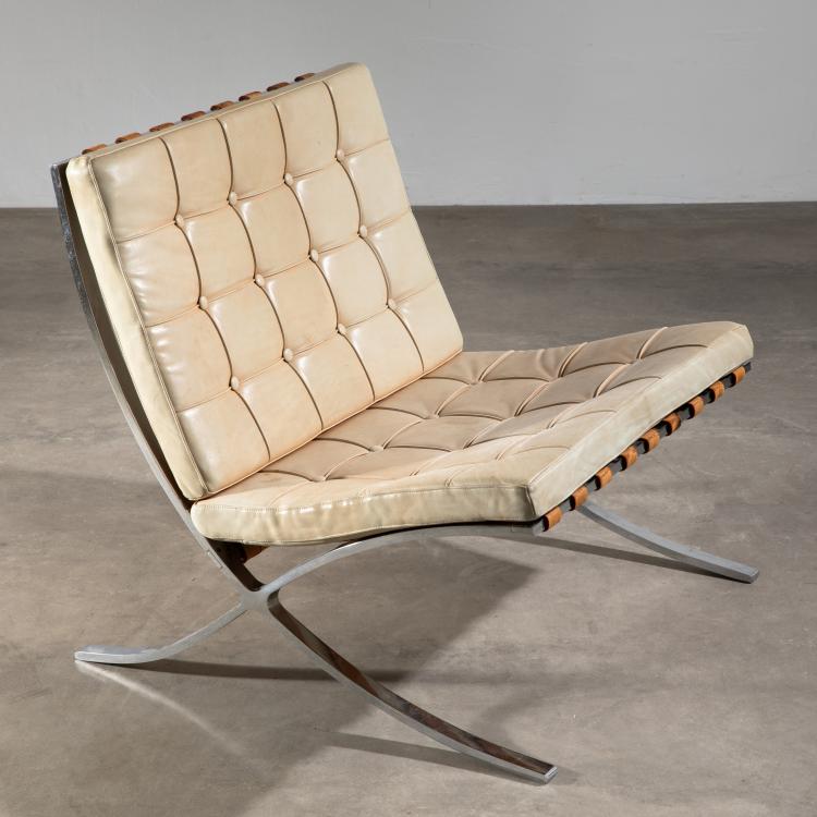 Hauptbild zu Objekt, Lounge Sessel Modell Barcelona, Ludwig Mies van der Rohe, Knoll International, K-15 417