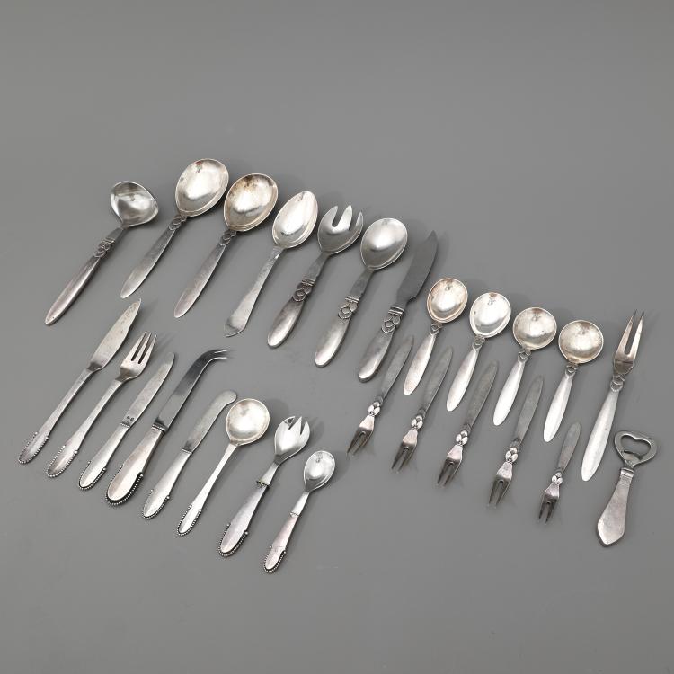 Hauptbild zu Objekt, Besteck, ab 1915, Gundorph Albertus,Georg Jensen, Jensen, Georg, Kopenhagen, K-16A 131