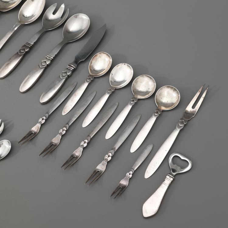 Bild 3 zu Objekt, Besteck, ab 1915, Gundorph Albertus,Georg Jensen, Jensen, Georg, Kopenhagen, K-16A 131