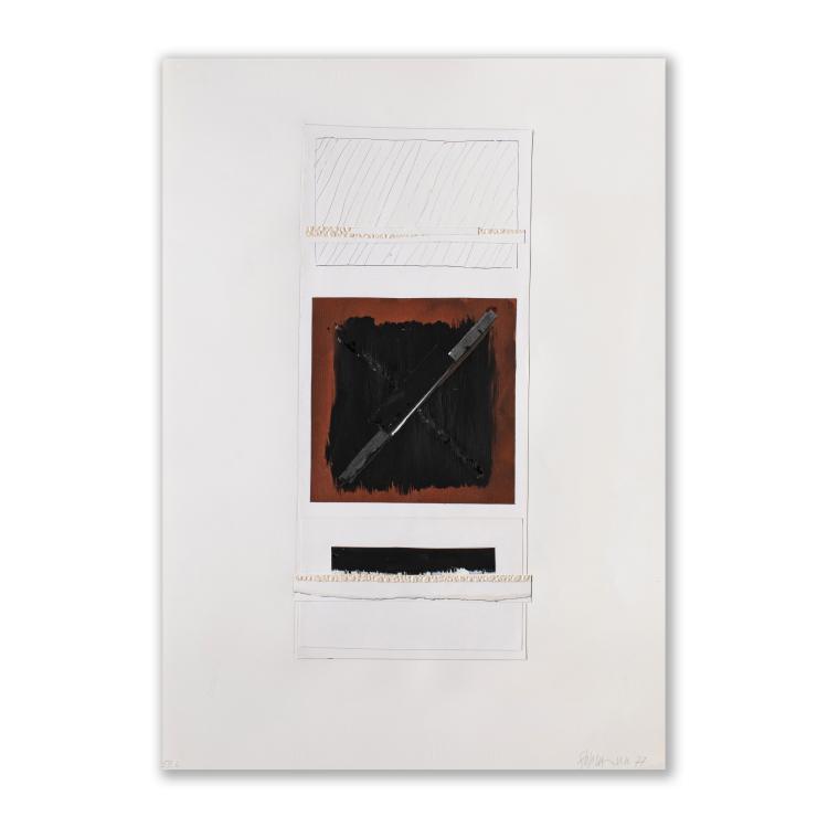 Bild 1 zu Objekt, Paper collage, Heinrich Siepmann, K-15 254