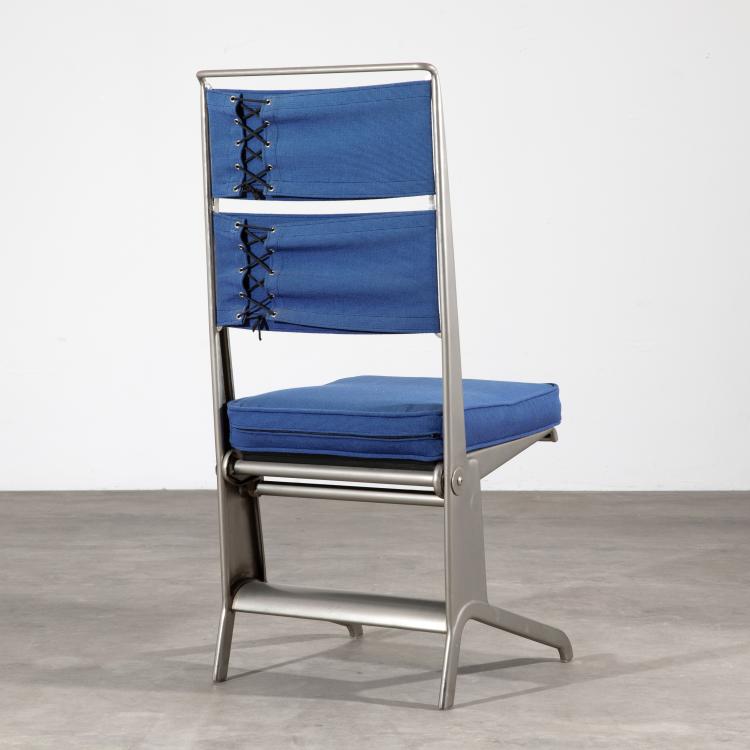 Bild 3 zu Objekt, Stuhl mit klappbarer Sitzfl&auml;che, Jean Prouv&eacute;, Tecta, K-15 461