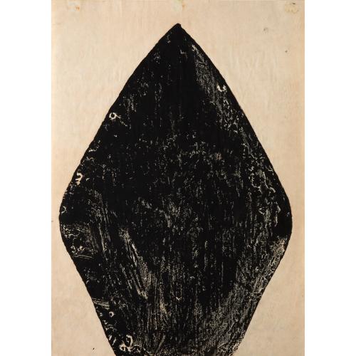 Untitled (Leaf Form in Black), 1969