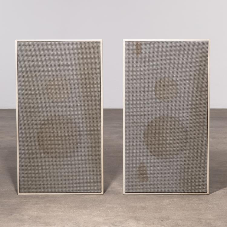 Bild 1 zu Objekt, 2 x Flachlautsprecher L 45, Dieter Rams, Braun, K-15O 18