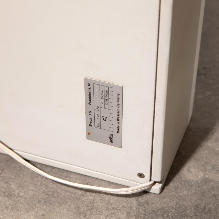 Bild 5 zu Objekt, 2 x Flachlautsprecher L 45, Dieter Rams, Braun, K-15O 18