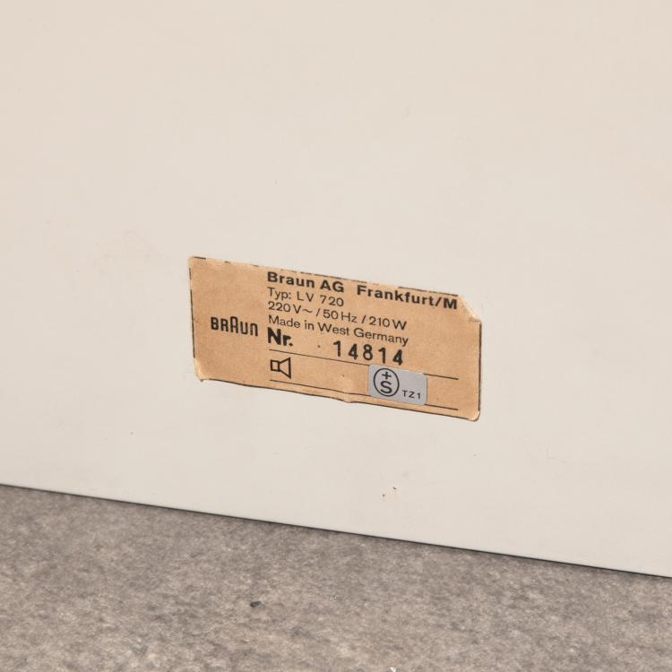 Bild 7 zu Objekt, 2 x active speakers LV 720 + legs FL 80, Dieter Rams, Braun, K-15O 52