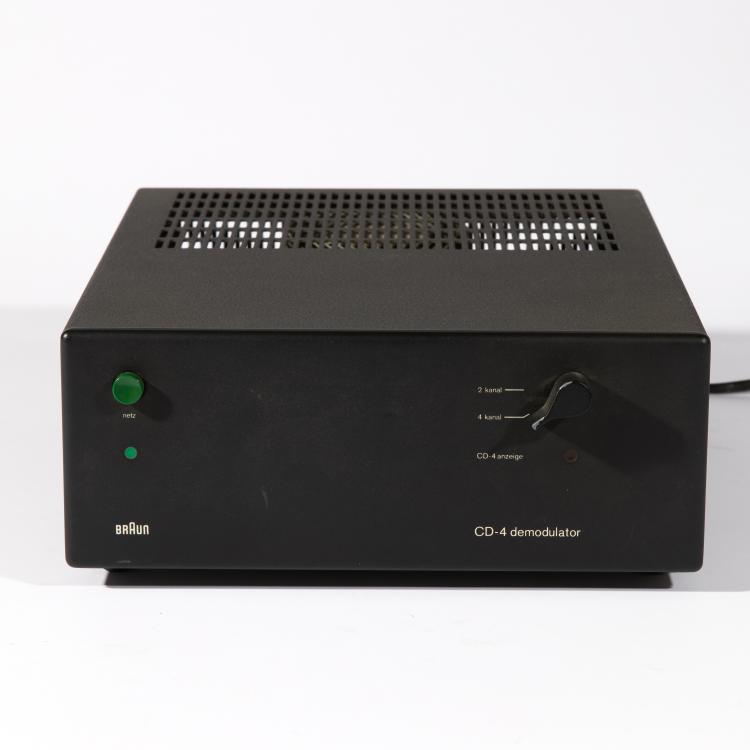 Bild 1 zu Objekt, Demudolator CD 4 from the Quatro Hifi system, Dieter Rams, Braun, K-15O 58