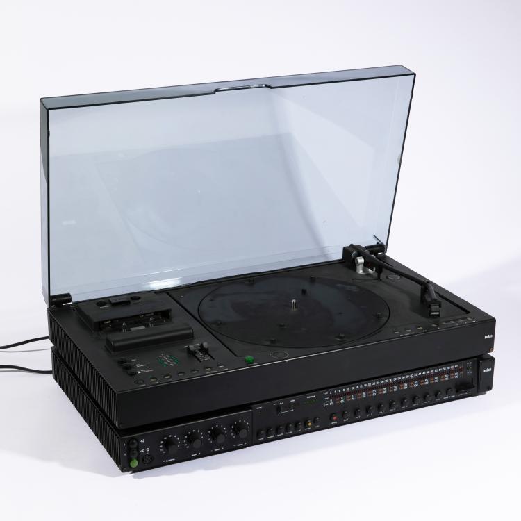 Hauptbild zu Objekt, PC 1 integral Plattenspieler + Kassettendeck, RS 1 Steuerger&auml;t / Synthesizer, Peter Hartwein,Dieter Rams, Braun, K-15O 68