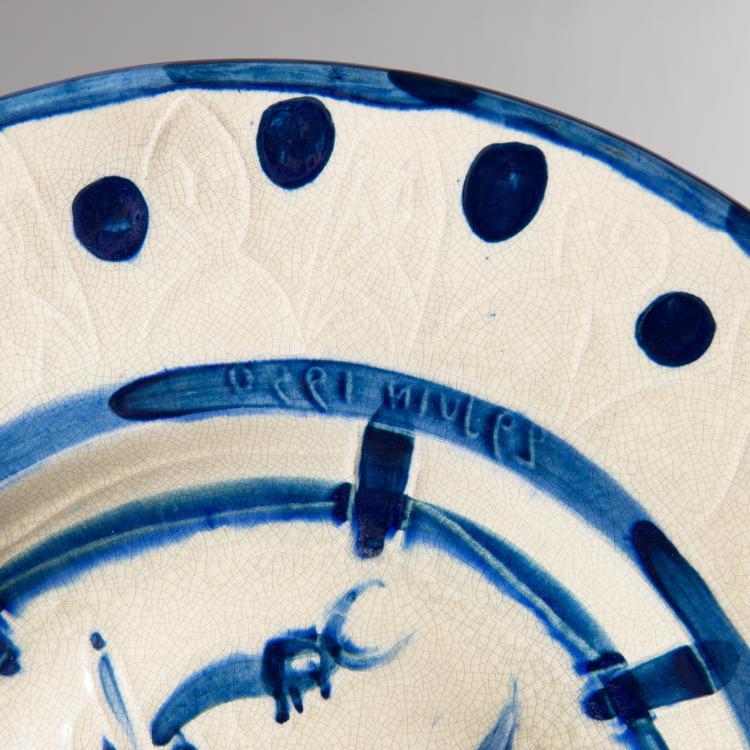 Bild 1 zu Objekt, Teller aus der Serie 'La pique', 1950, Pablo Picasso, Madoura, K-16B 367