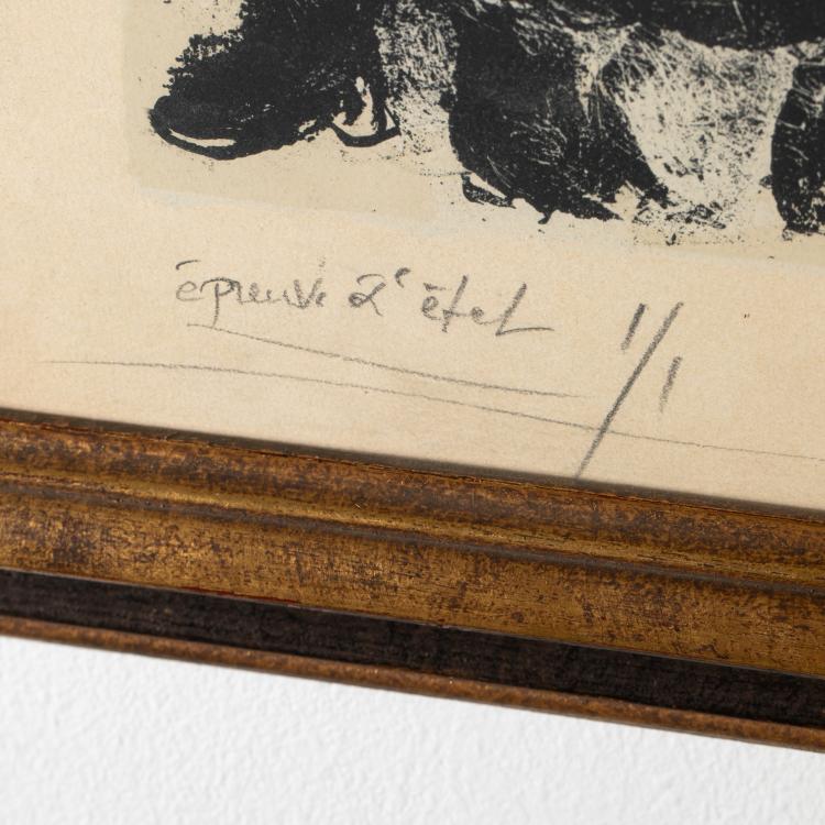 Bild 2 zu Objekt, Zustandsdruck zu 'Village gris', 1964, Marc Chagall, K-16B 386