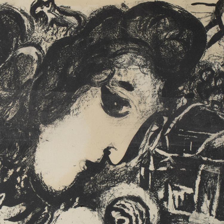 Bild 3 zu Objekt, Zustandsdruck zu 'Village gris', 1964, Marc Chagall, K-16B 386