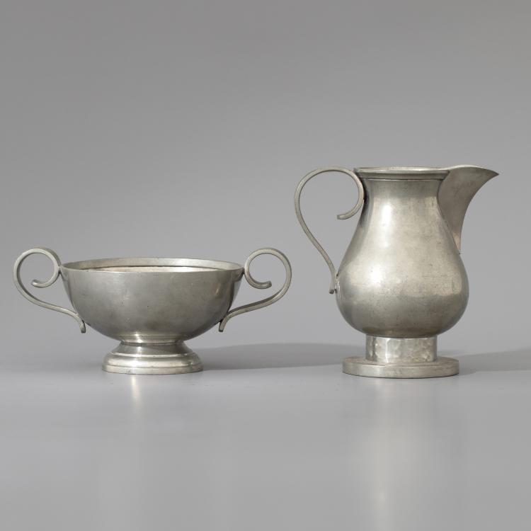 Bild 5 zu Objekt, Dreiteilges Kaffeeservice, um 1930, Jean Despr&eacute;s, Despres, Jean, Avallon, K-16A 150