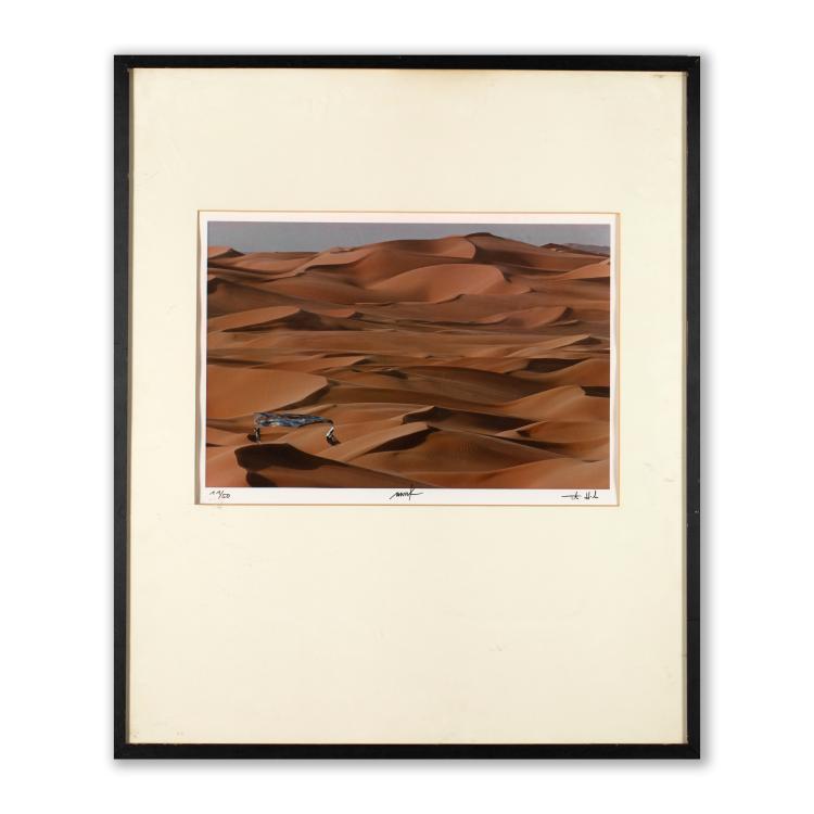 Bild 1 zu Objekt, Fotografie aus der Serie 'Expedition in k&uuml;nstliche G&auml;rten', 1976, Heinz Mack, K-16B 532