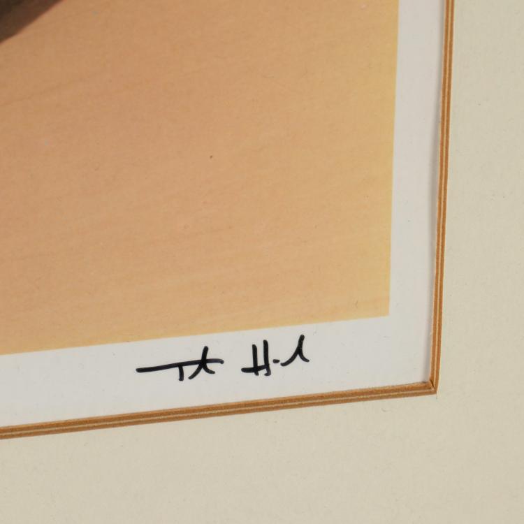 Bild 2 zu Objekt, Fotografie aus der Serie 'Expedition in k&uuml;nstliche G&auml;rten', 1976, Heinz Mack, K-16B 534