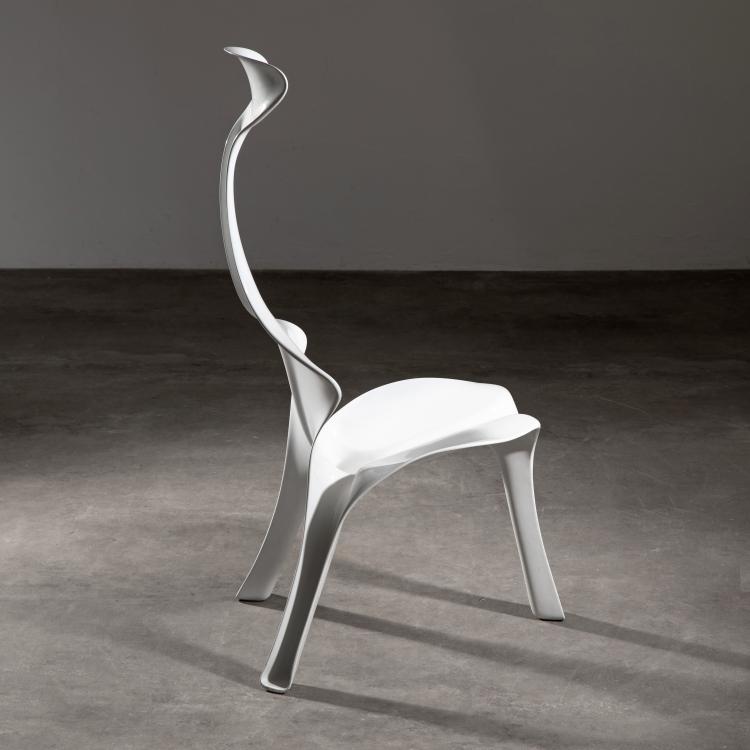 Bild 3 zu Objekt, Skulpturaler Hochlehner Stuhl aus der Floris Serie, G&uuml;nter Beltzig, Br&uuml;der Beltzig Design, K-16B 594